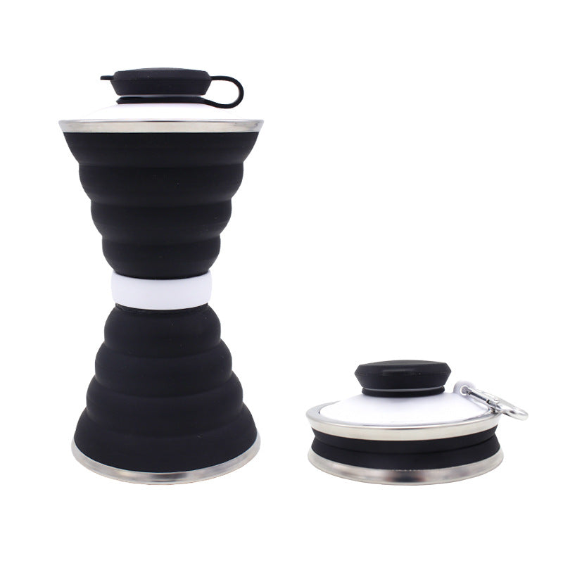 500ml Foldable Silicone Water Bottle

