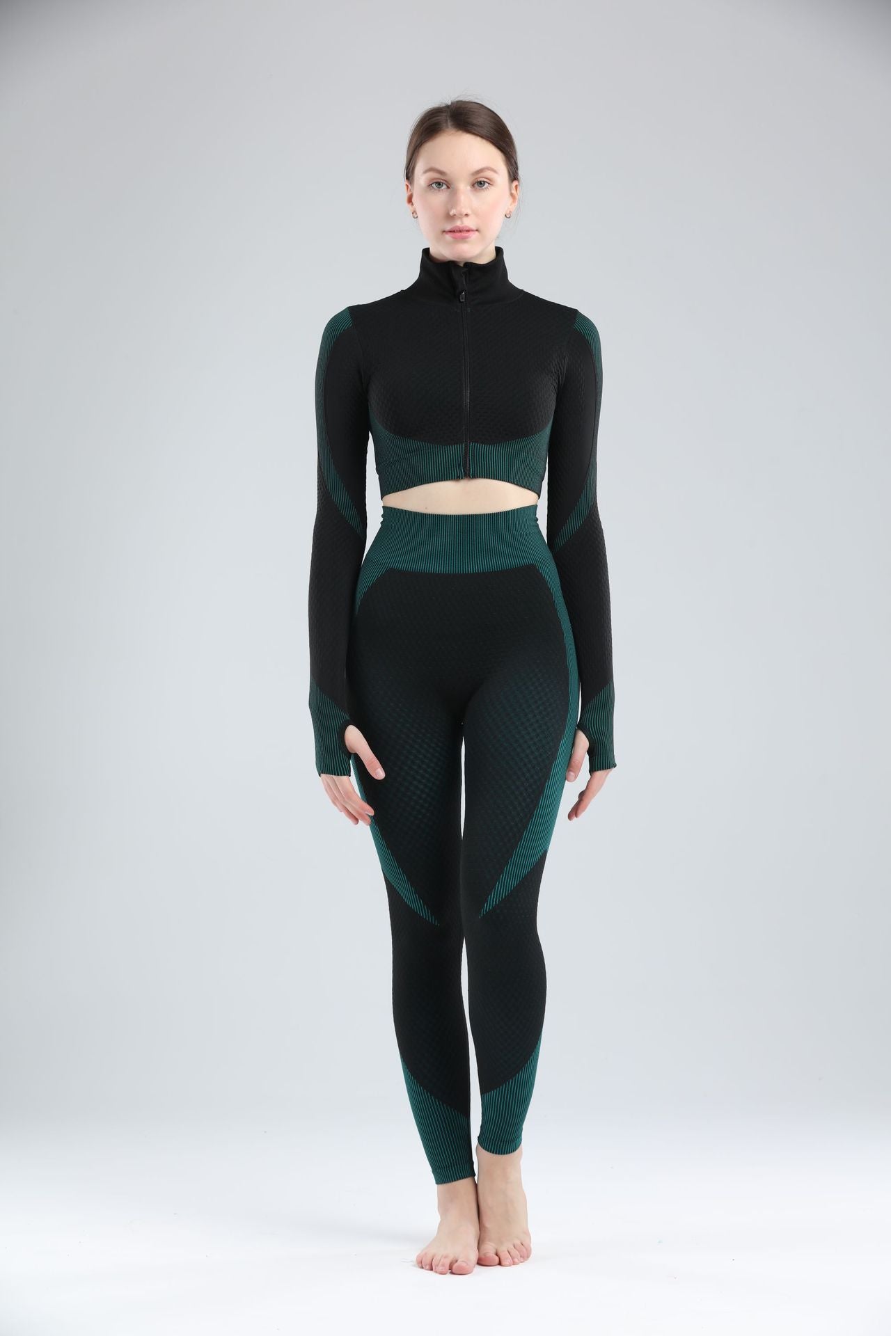 Women’s Yoga Sets Sport Gym Suit 