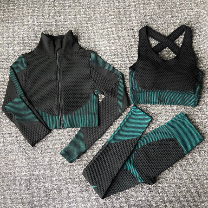 Women’s Yoga Sets Sport Gym Suit 