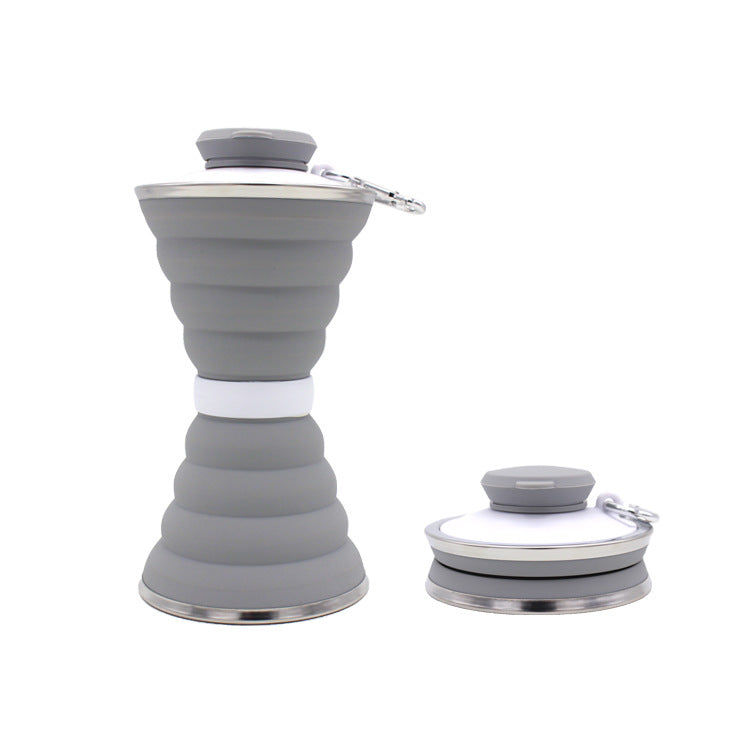 500ml Foldable Silicone Water Bottle
