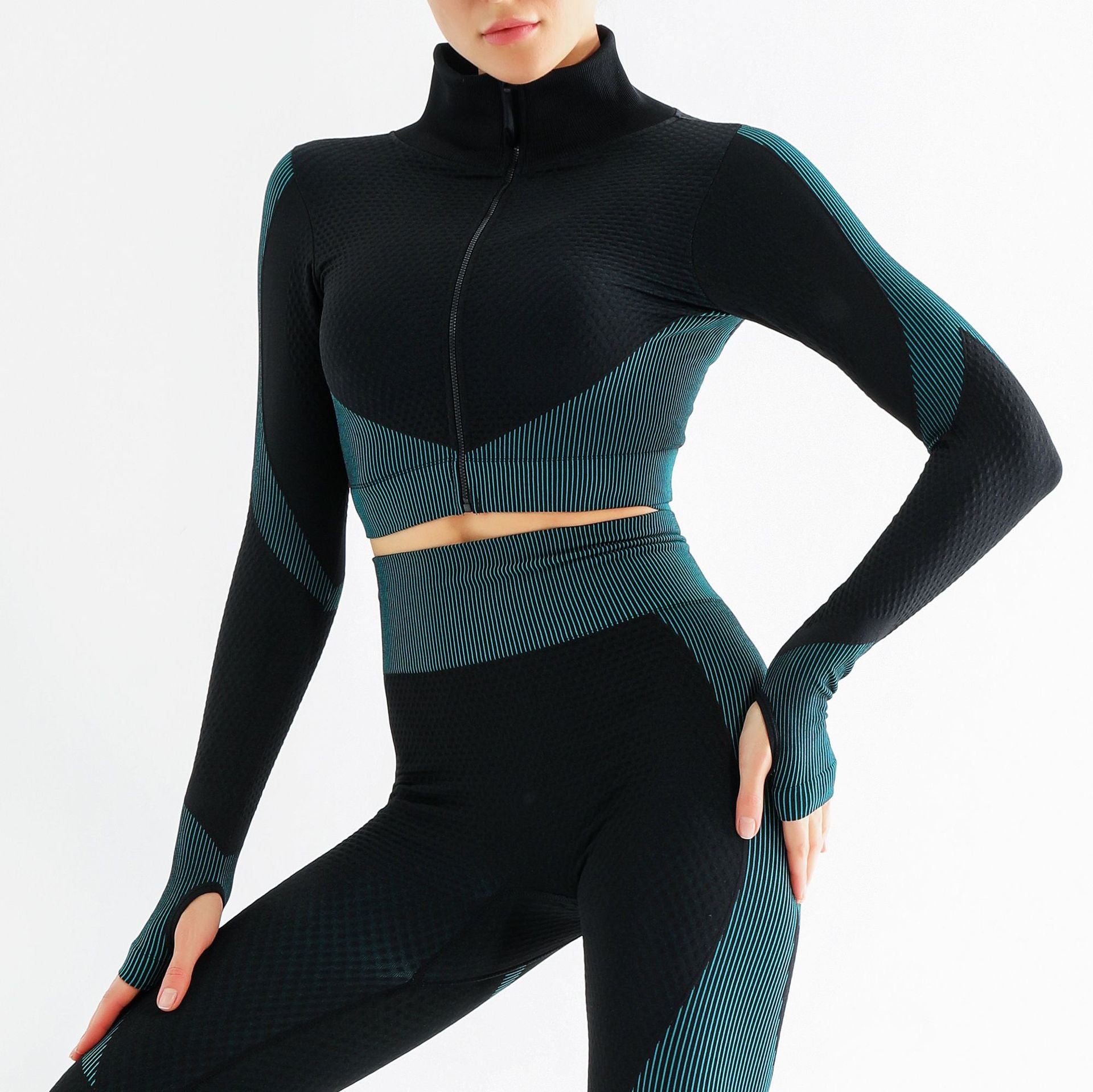 Women’s Yoga Sets Sport Gym Suit 
