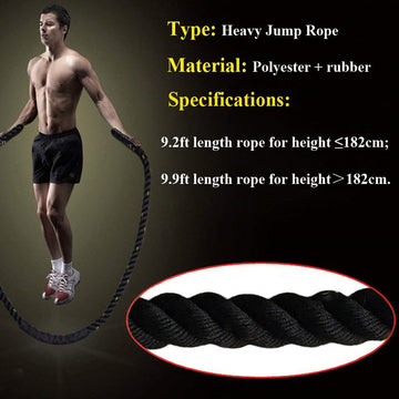 Battle Skipping Rope for Power Training 
