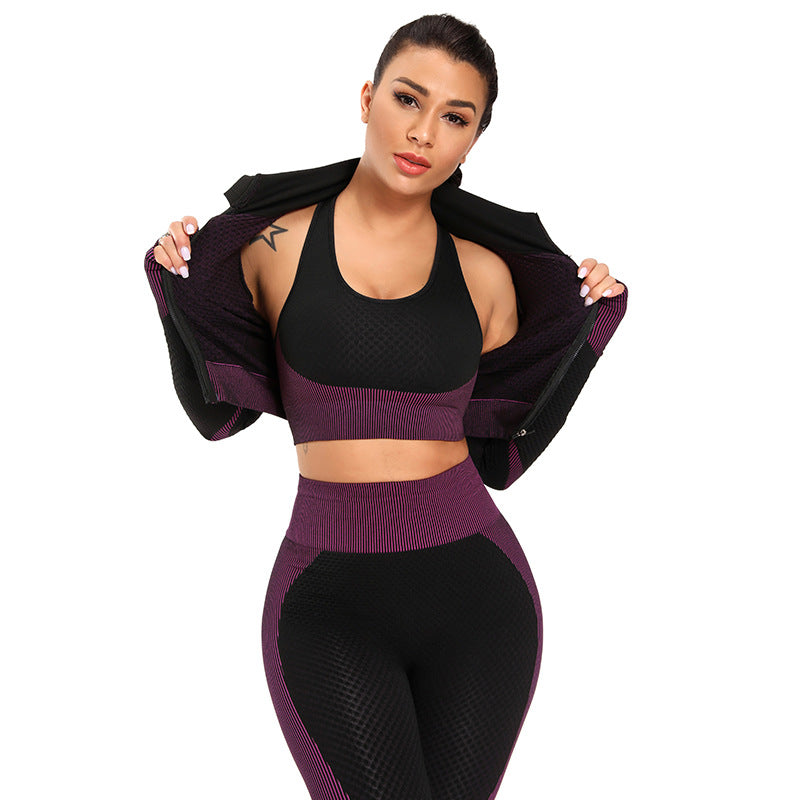 Women’s Yoga Sets Sport Gym Suit 