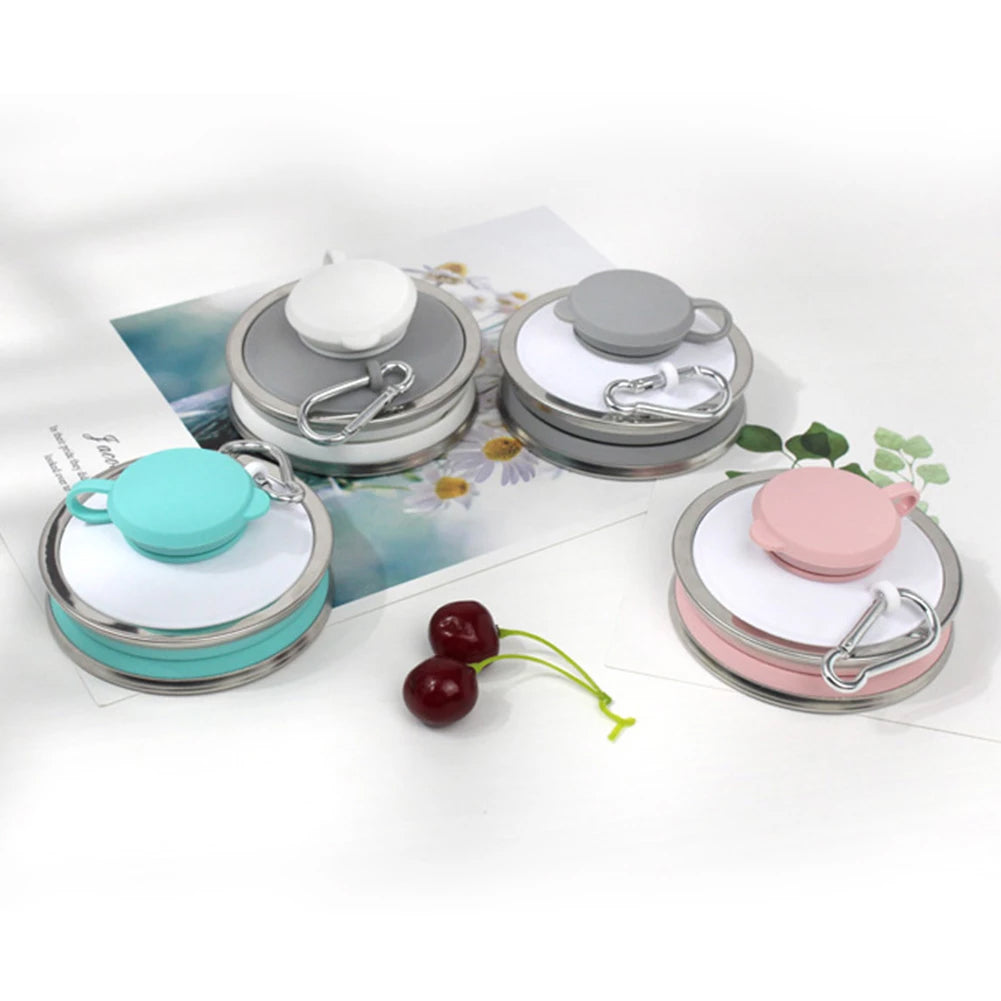 500ml Foldable Silicone Water Bottle
