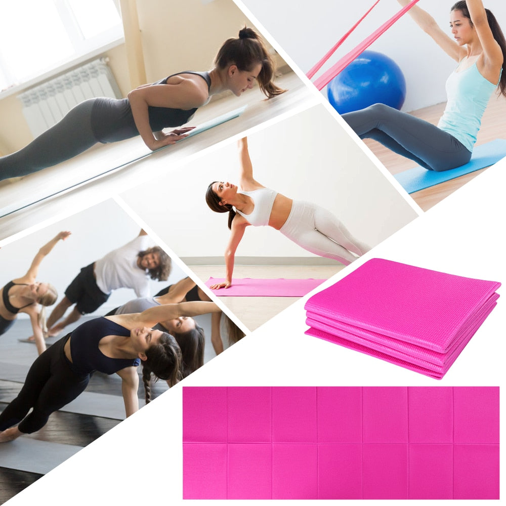 Non-Slip Folding Gymnastics Yoga Mat 
