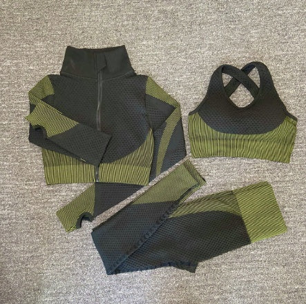 Women’s Yoga Sets Sport Gym Suit 
