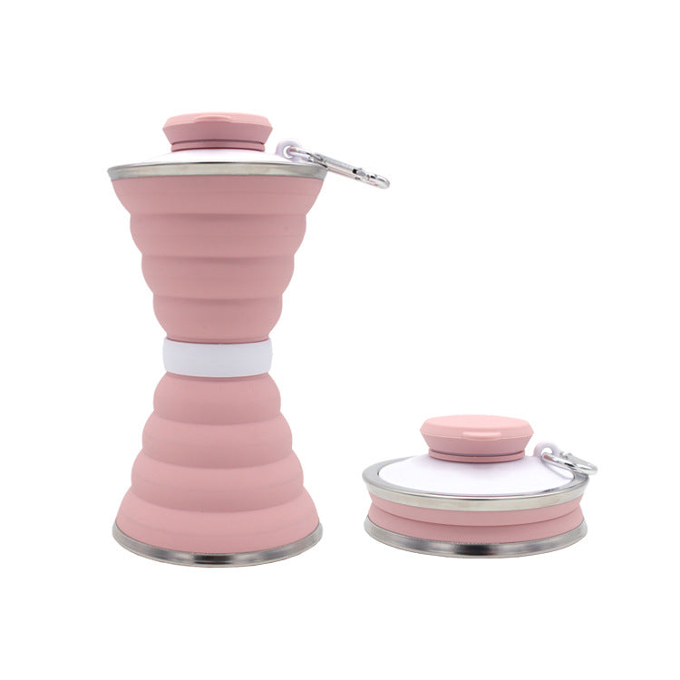 500ml Foldable Silicone Water Bottle
