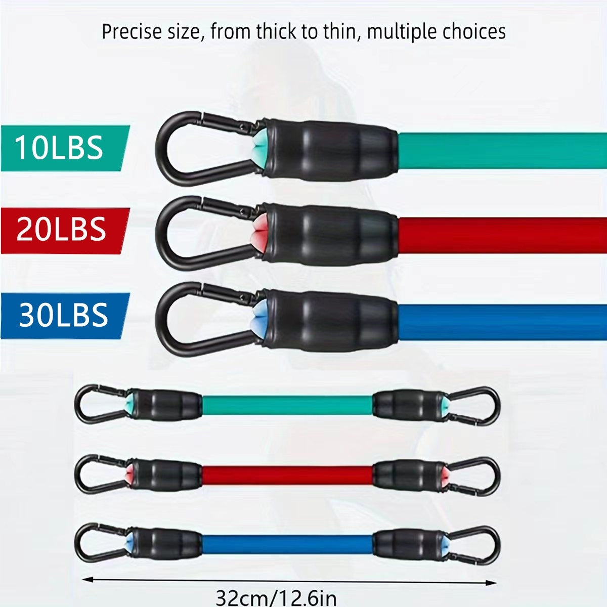 Ankle Strap Resistance Bands for Hip & Leg Workout 