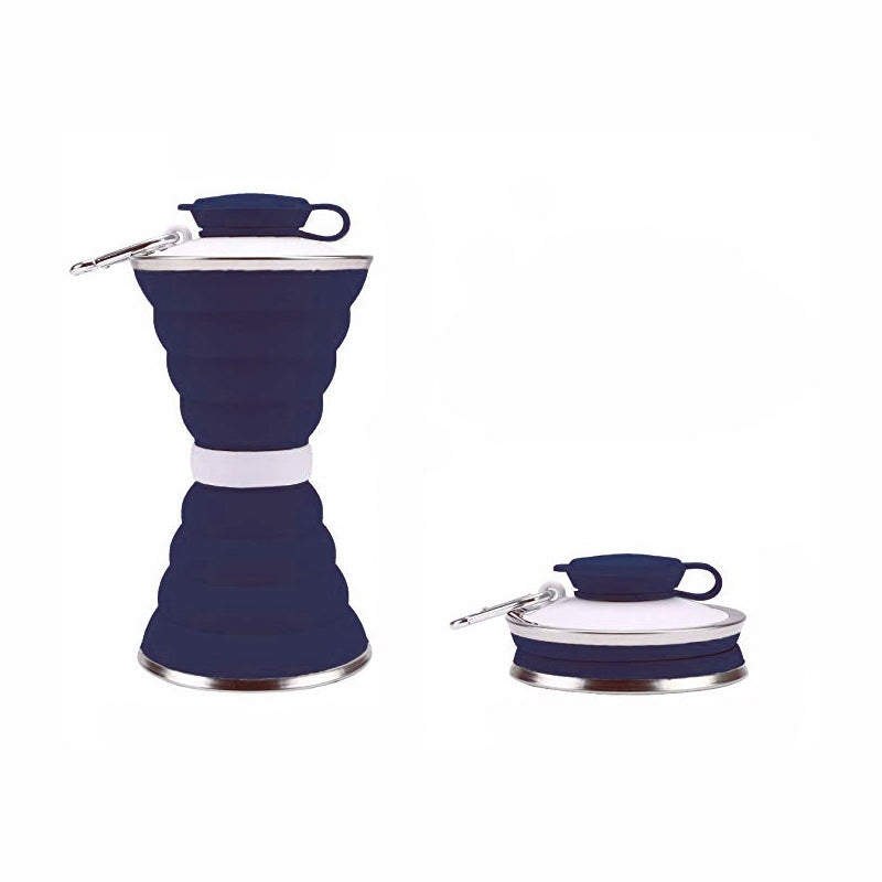 500ml Foldable Silicone Water Bottle
