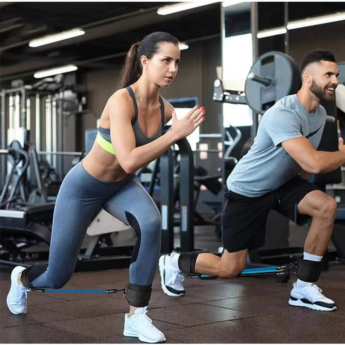 Ankle Strap Resistance Bands for Hip & Leg Workout 