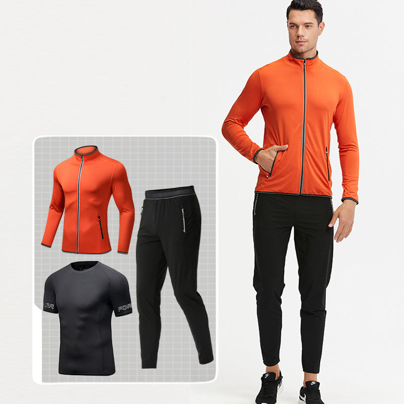 Men’s Sportswear Gym Fitness Three Piece Set