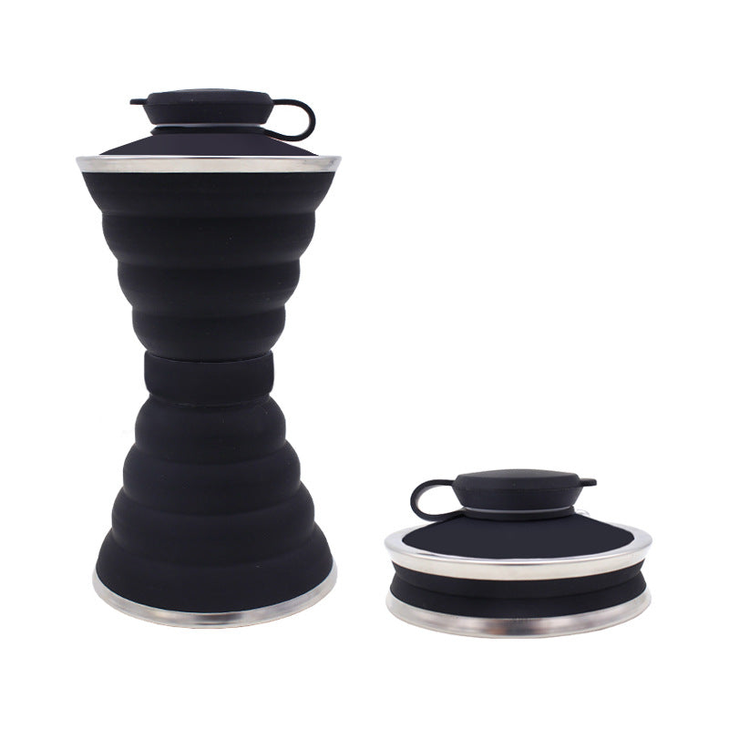 500ml Foldable Silicone Water Bottle
