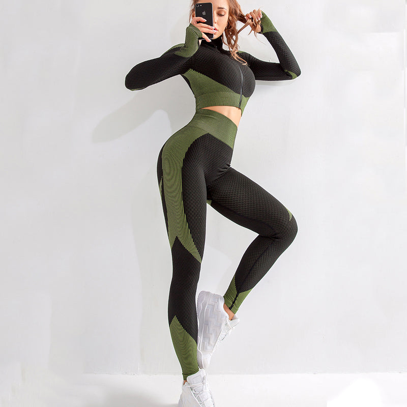 Women’s Yoga Sets Sport Gym Suit 