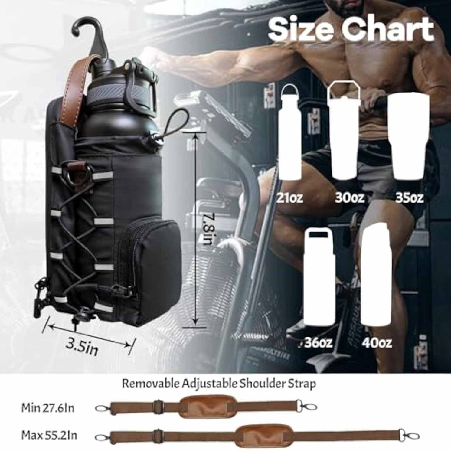 Waterproof Gym Water Bottle Rack 