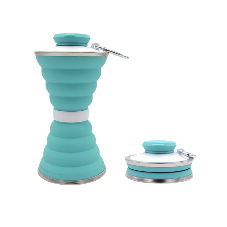 500ml Foldable Silicone Water Bottle

