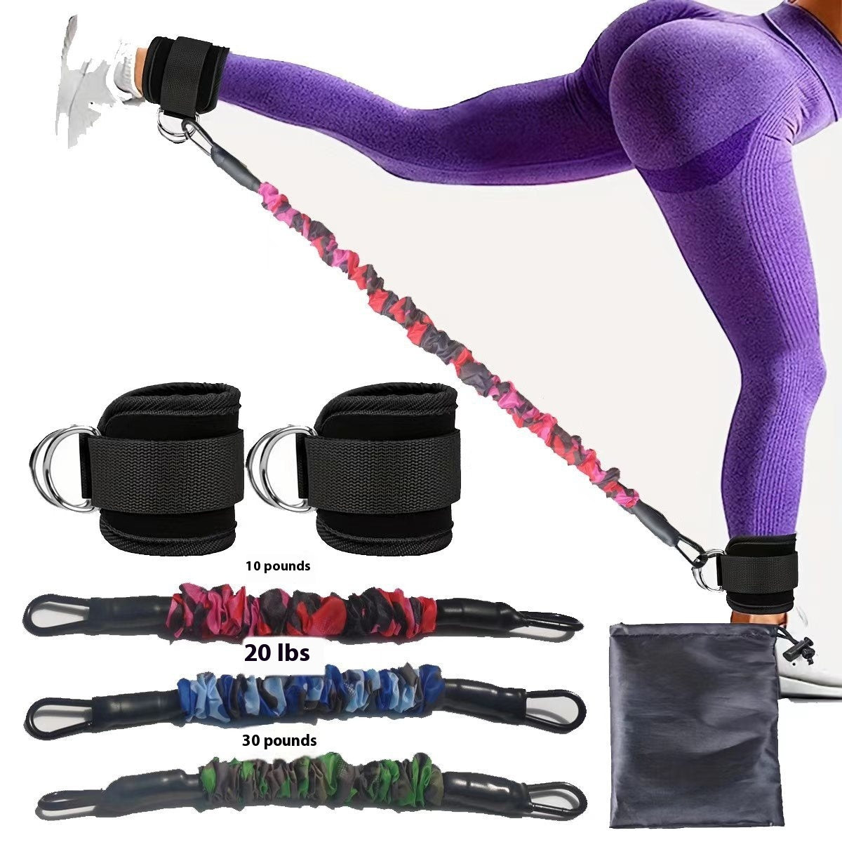 Ankle Strap Resistance Bands for Hip & Leg Workout 