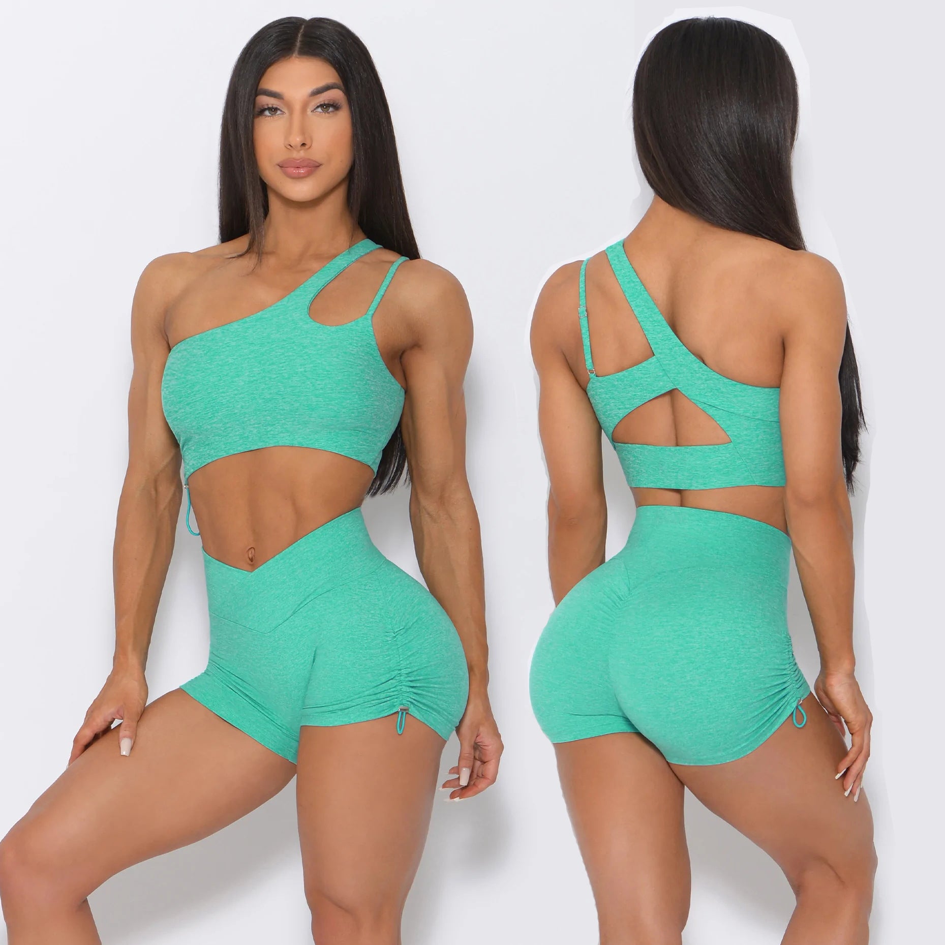 Sportswear Bra & Shorts Gym Fitness Suit 